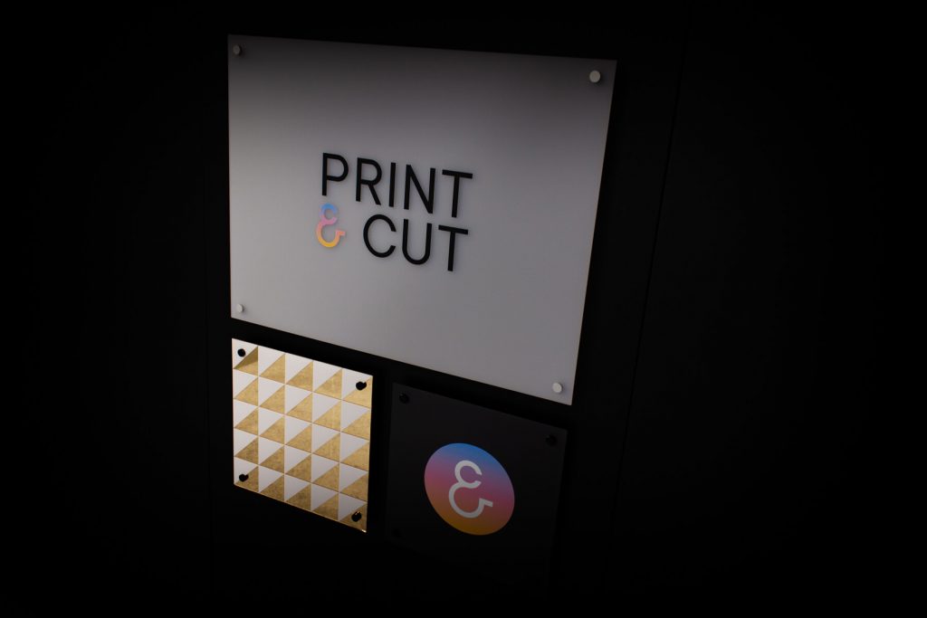 Large format acrylic poster printing Print and Cut