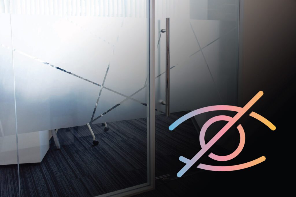 Frosted Vinyl for Privacy